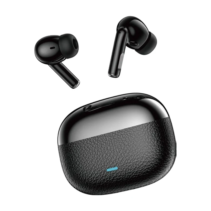 G28 ANC in-ear TWS earbuds and charging case on white background