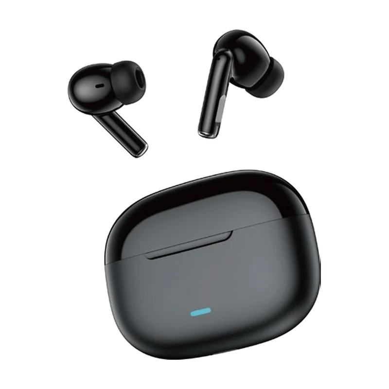 G32 ANC in-ear TWS earbuds and charging case on white background