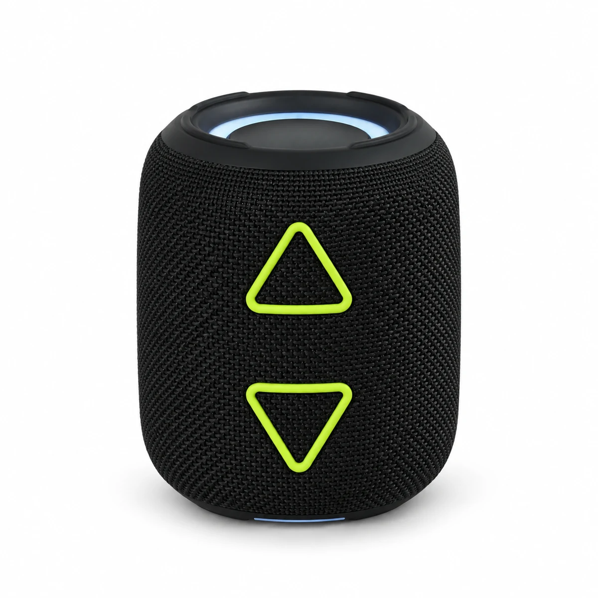 YGF655 5W portable Bluetooth speaker on white background, digitally retouched without supplier logo