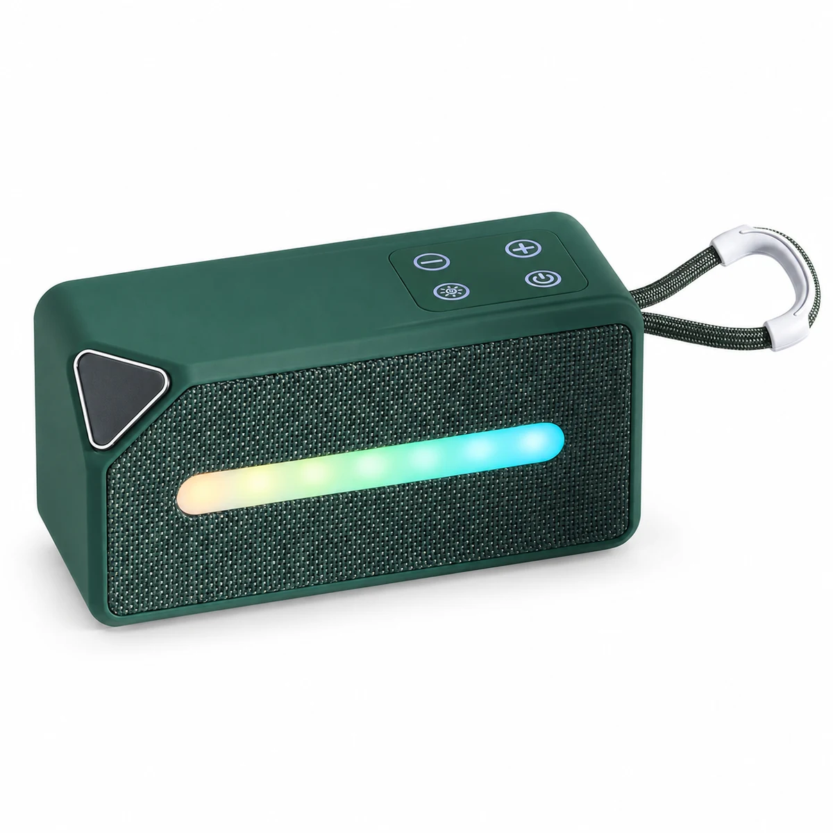 YGF685 5W portable Bluetooth speaker on white background, digitally retouched without supplier logo