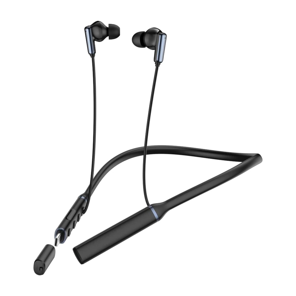 A3 wireless neckband earphone product image on white background