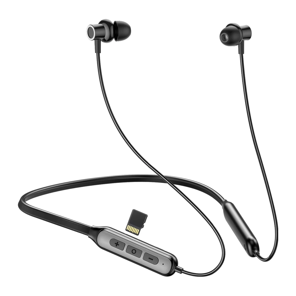 Y2 wireless neckband earphone product image on white background