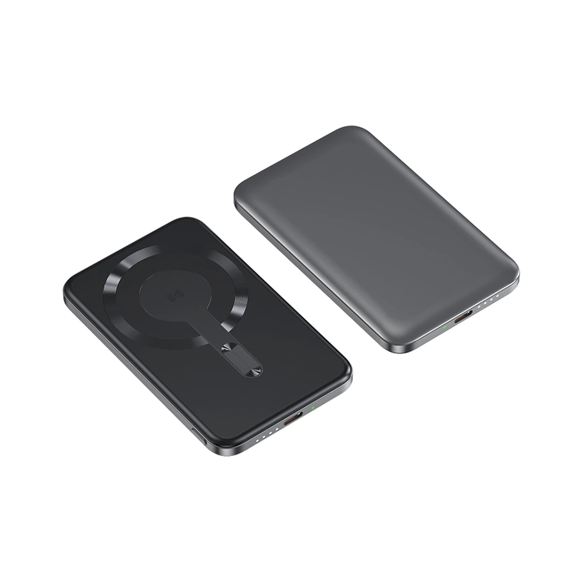 Y353 wireless charging power bank on a white background