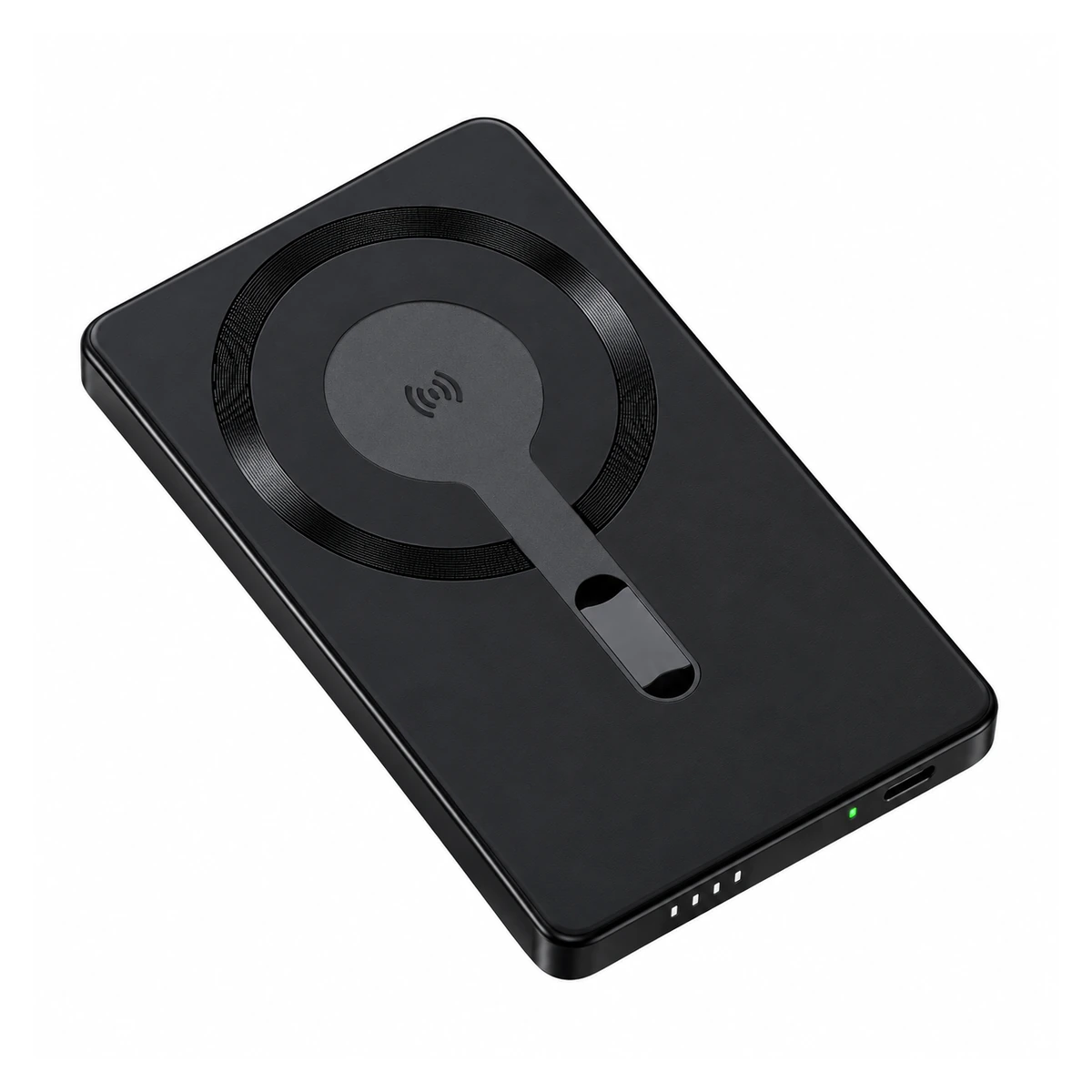 Y361 wireless charging power bank on a white background