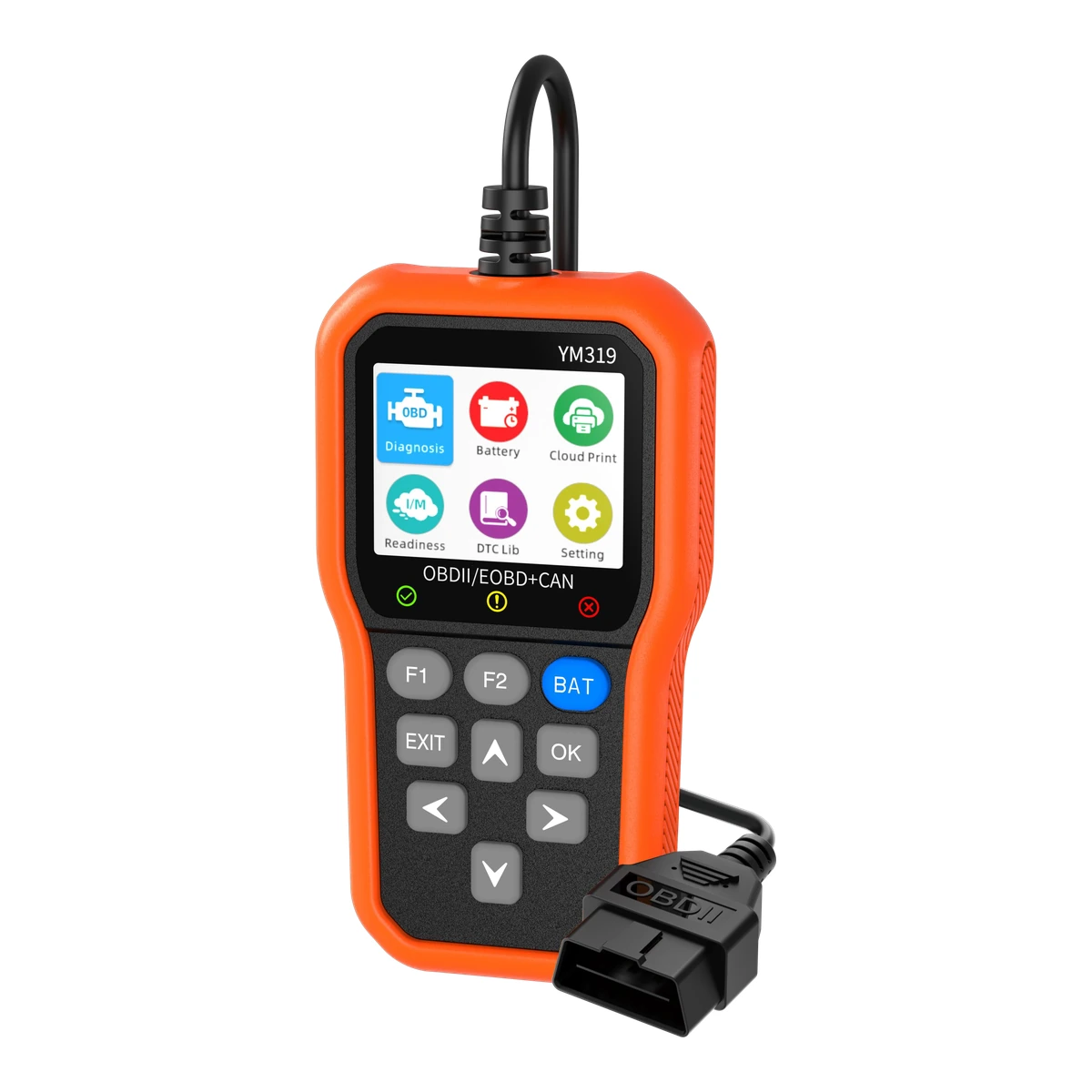 YM319 automotive diagnostic product on white background